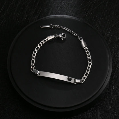 Gourmette acier inoxydable