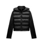 2025 Winter New Arrival Women's Lightweight Warm Puffer Jacket with Long Sleeves and Hooded Sports Coat with Zipper 4391742