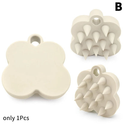 Brosse de Massage du Cuir Chevelu en Silicone