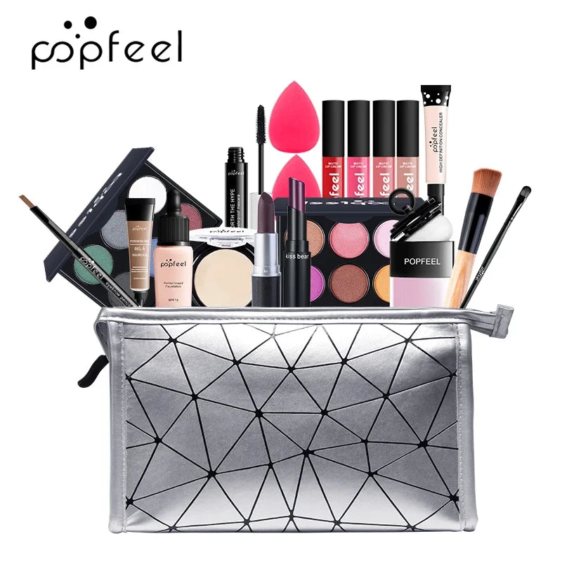 Coffret maquillage complet Popfeel – beauté professionnelle à portée de main