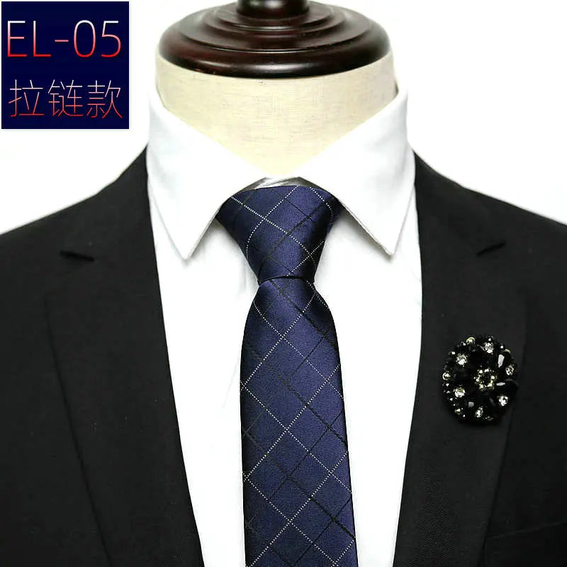 Cravate a enfilée fermeture éclair