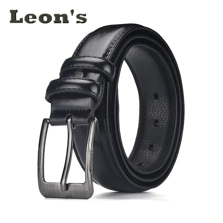 Ceinture Homme Classique – Cuir Synthétique & Boucle Métal