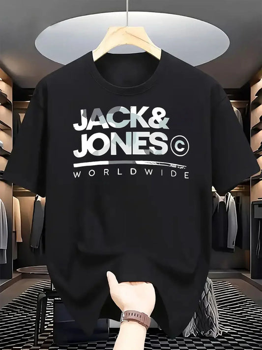 JACK & JONES T-shirt à manches courtes coton
