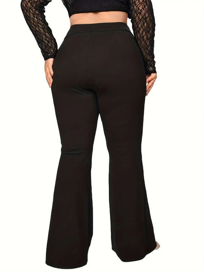Détail plis pantalon évasé femme élégant