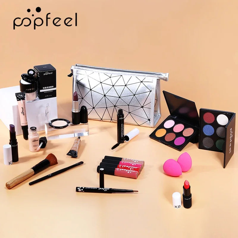 Coffret maquillage complet Popfeel – beauté professionnelle à portée de main
