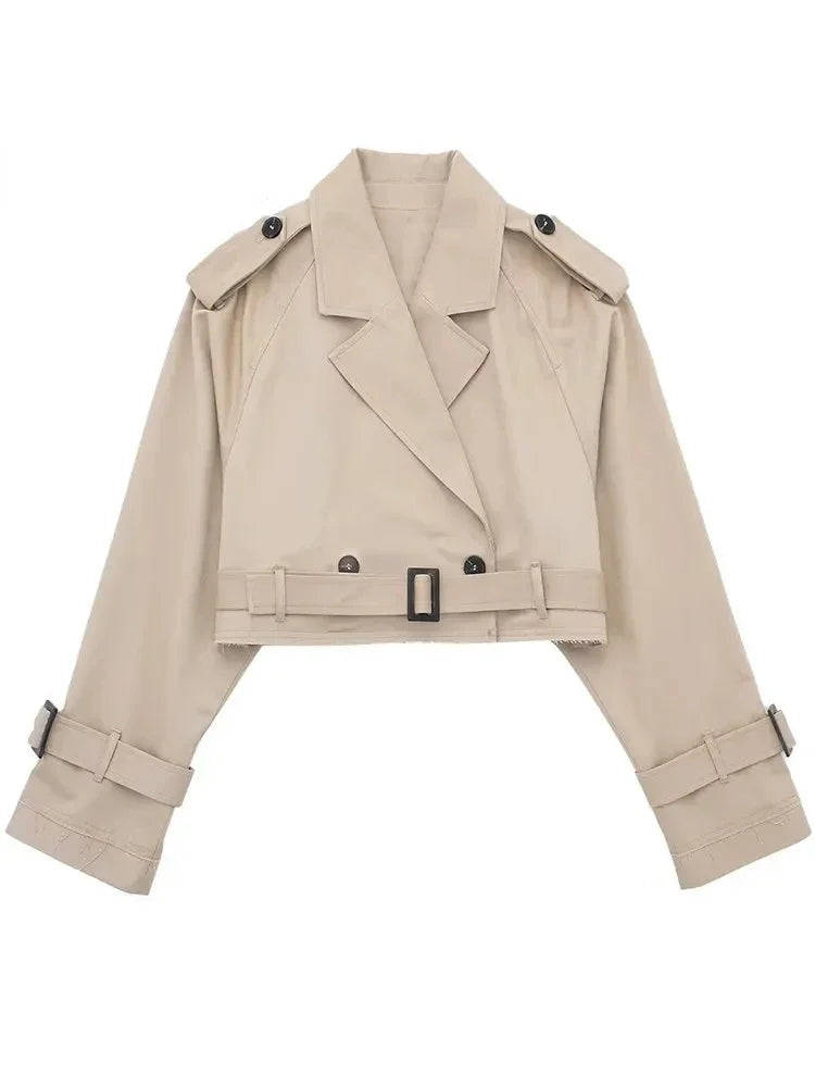 Trench femmes avec ceinture