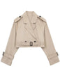 Trench femmes avec ceinture