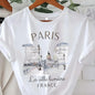 T-shirt Femmes Imprimé T-shirt Paris