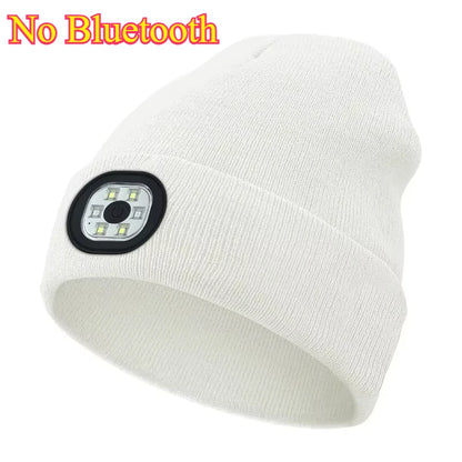 Bonnet Bluetooth LED - Musique Sans Fil et Éclairage Sport