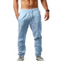 Pantalon en coton et lin pour homme