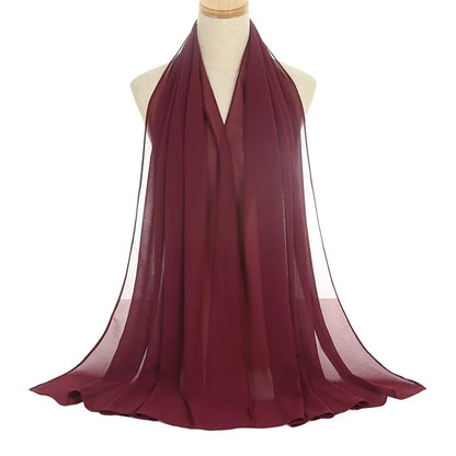 Écharpe en mousseline de soie