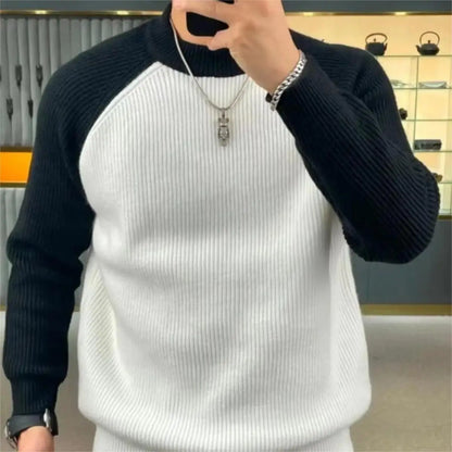 Pull Bicolore Homme – Élégance et Confort au Quotidien