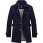 Veste Longue Homme Coupe-Vent - Trench Coat Élégant