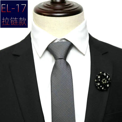 Cravate a enfilée fermeture éclair