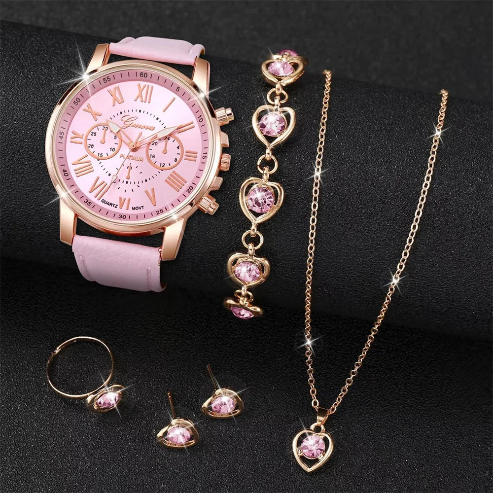Parure bijoux montre femme mode
