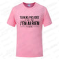 T-Shirt Unisexe Citations Humoristiques Français - Tendance