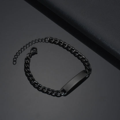 Gourmette acier inoxydable