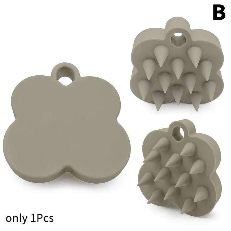 Brosse de Massage du Cuir Chevelu en Silicone