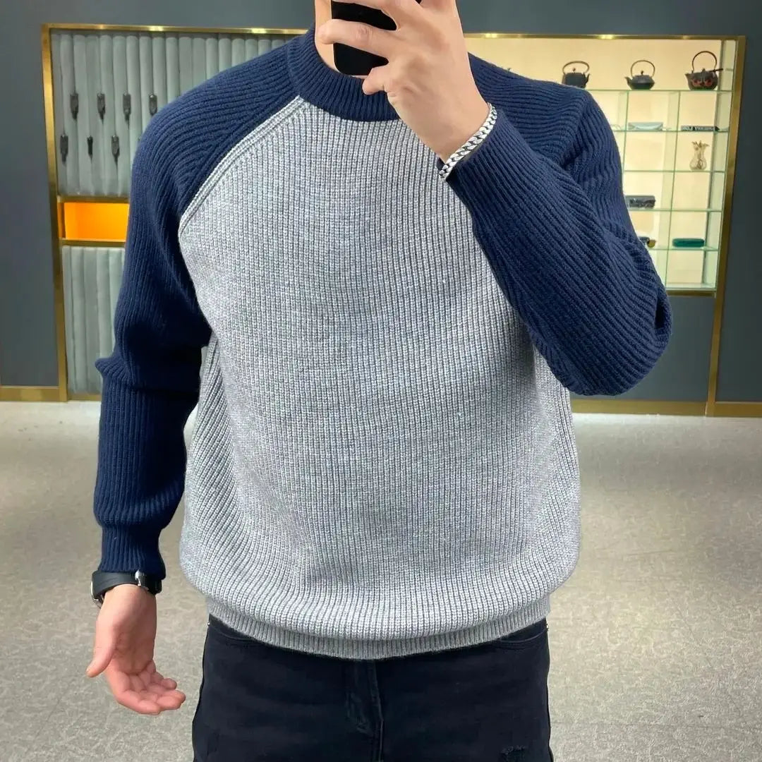 Pull Bicolore Homme – Élégance et Confort au Quotidien