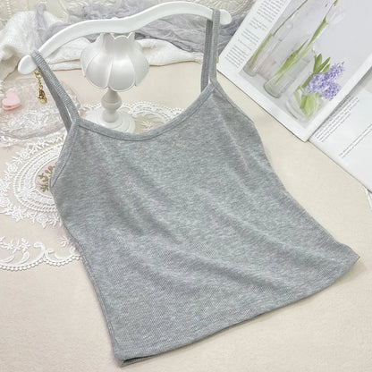 Débardeur court femme style simple