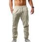 Pantalon en coton et lin pour homme