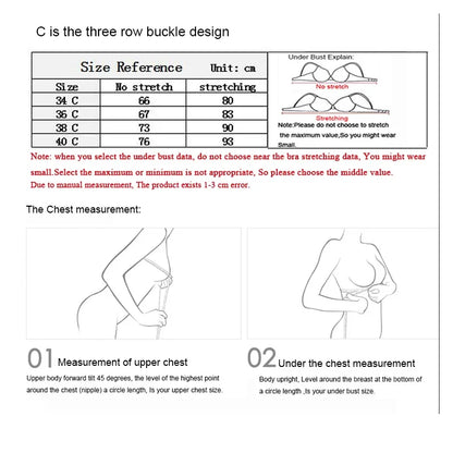 Soutien-Gorge Dentelle Push-Up Femme - Grande Taille Confort