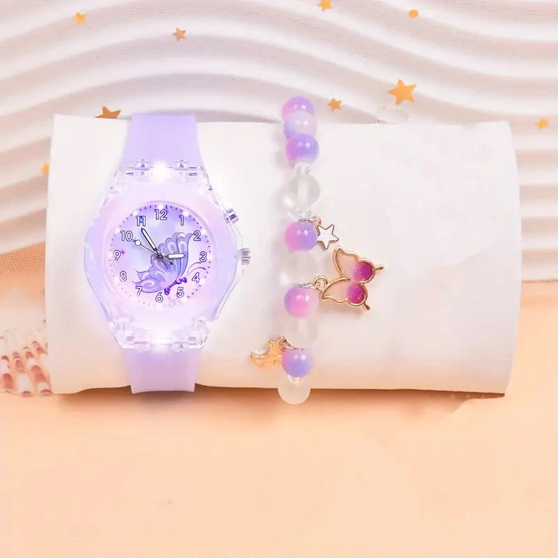 Bracelet perles papillon femme mode