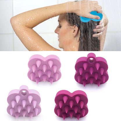 Brosse de Massage du Cuir Chevelu en Silicone