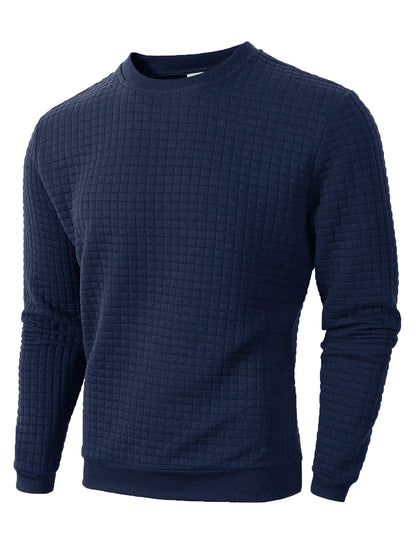 Pull Homme Matelassé - Style Élégant et Confort Absolu