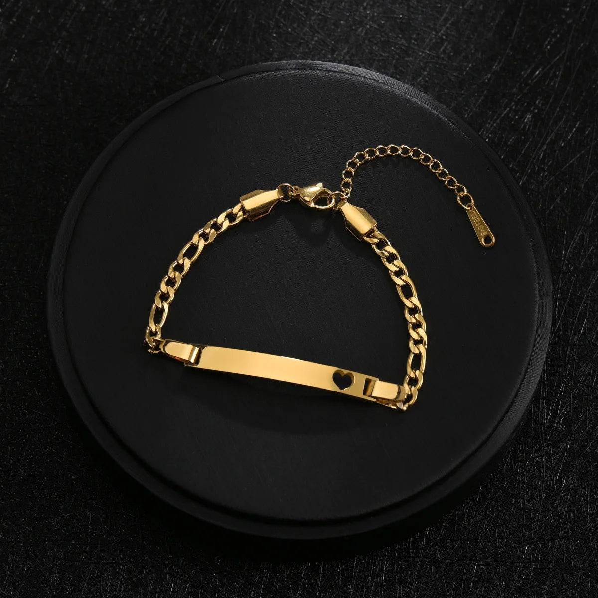 Gourmette acier inoxydable