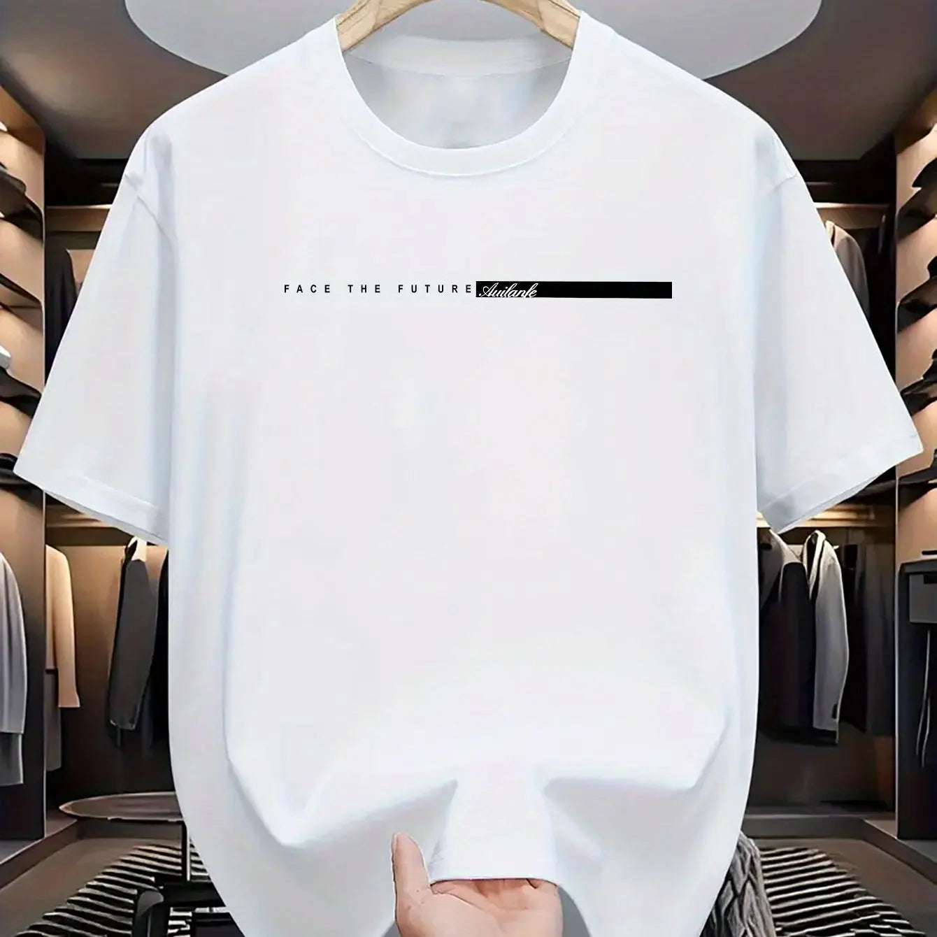 T-shirt à Manches Courtes et Col Rond