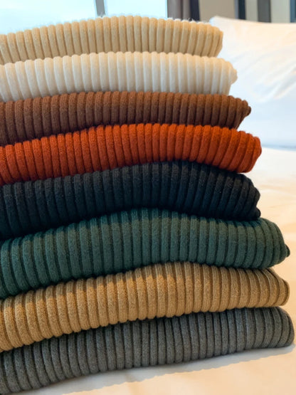 Hauts tricoté femmes col roulé pull à manches longues