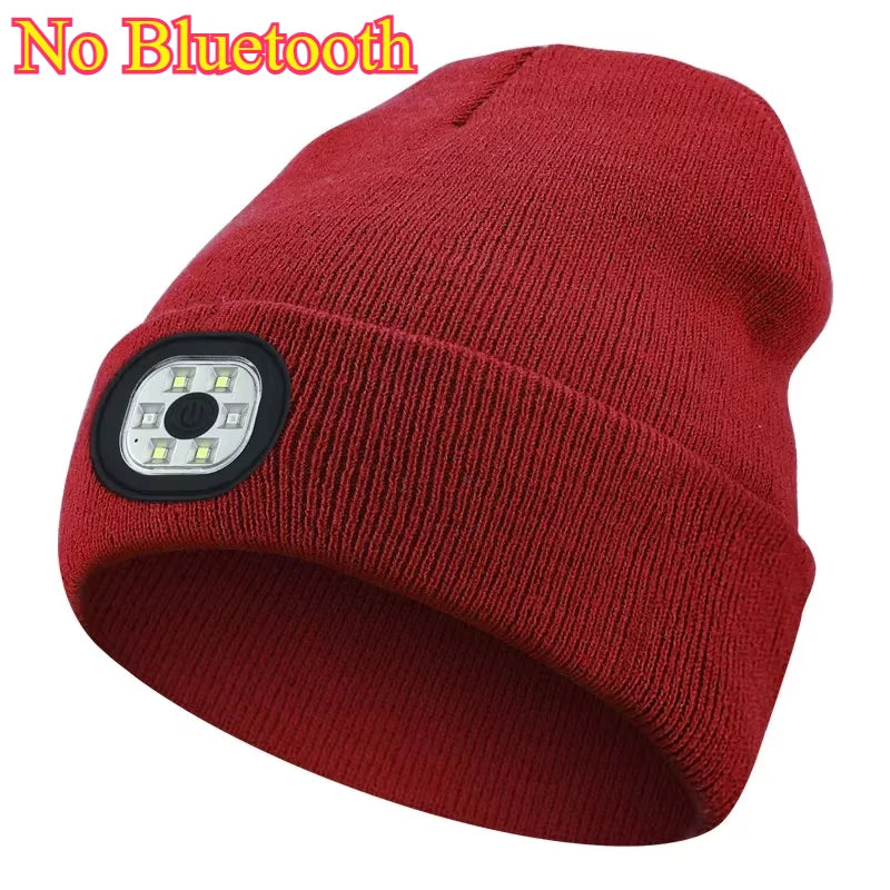 Bonnet Bluetooth LED - Musique Sans Fil et Éclairage Sport