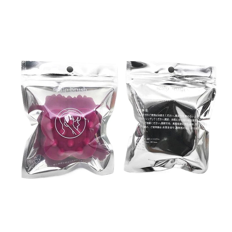 Brosse de Massage du Cuir Chevelu en Silicone