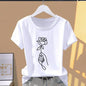 T-shirt femme 90s Y2K style vintage
