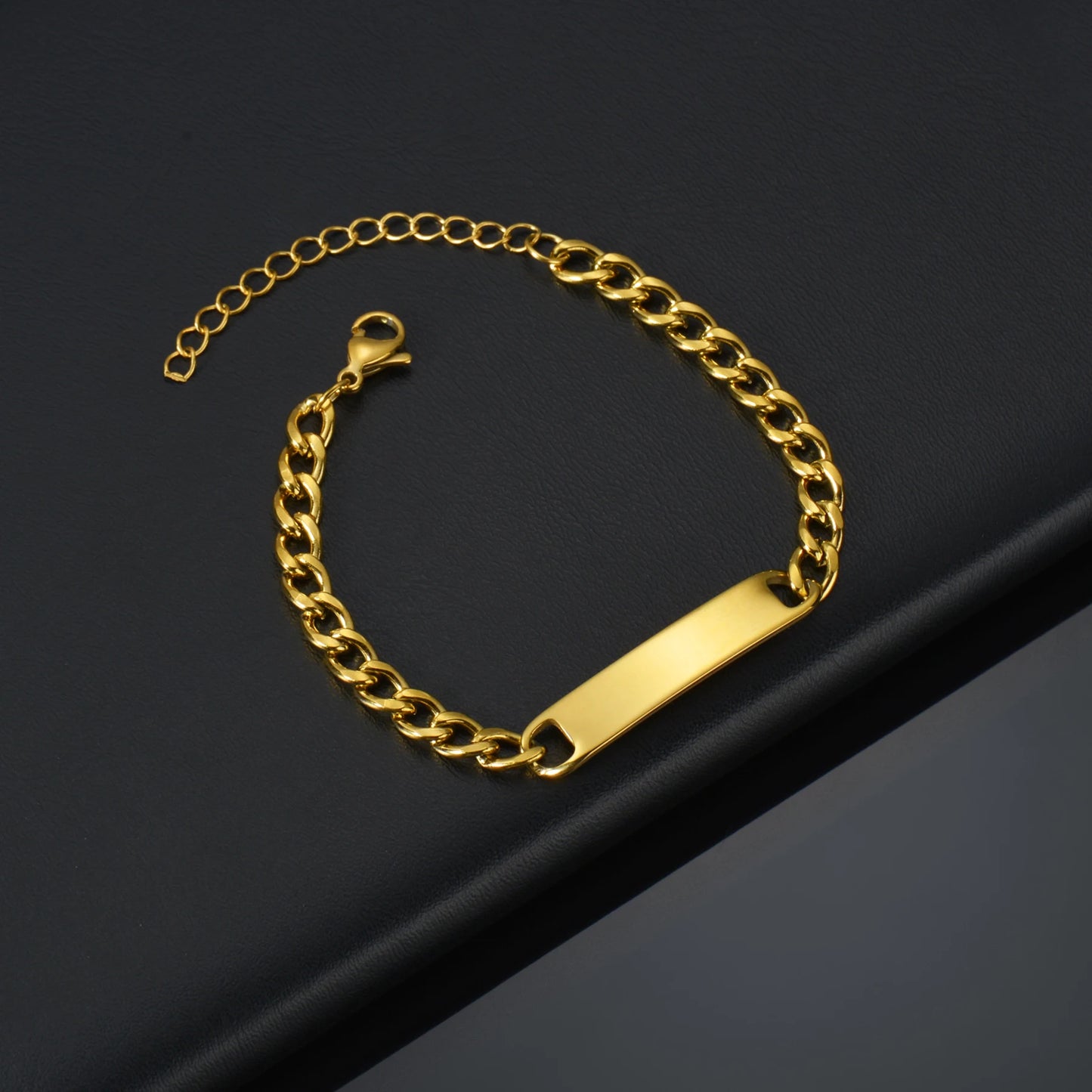 Gourmette acier inoxydable