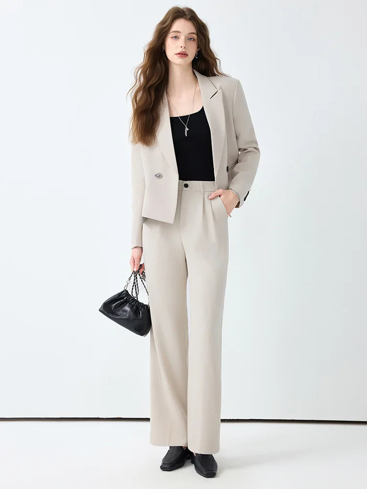 Blazer femme manches longues élégant