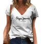 T-shirt col en v Pepe Jeans