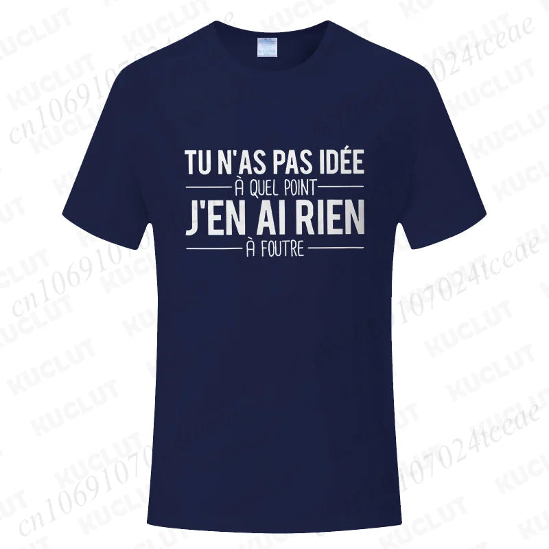 T-Shirt Unisexe Citations Humoristiques Français - Tendance