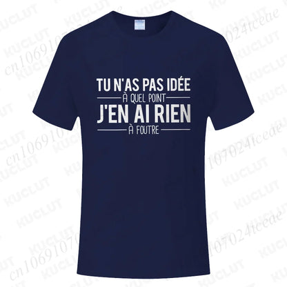 T-Shirt Unisexe Citations Humoristiques Français - Tendance