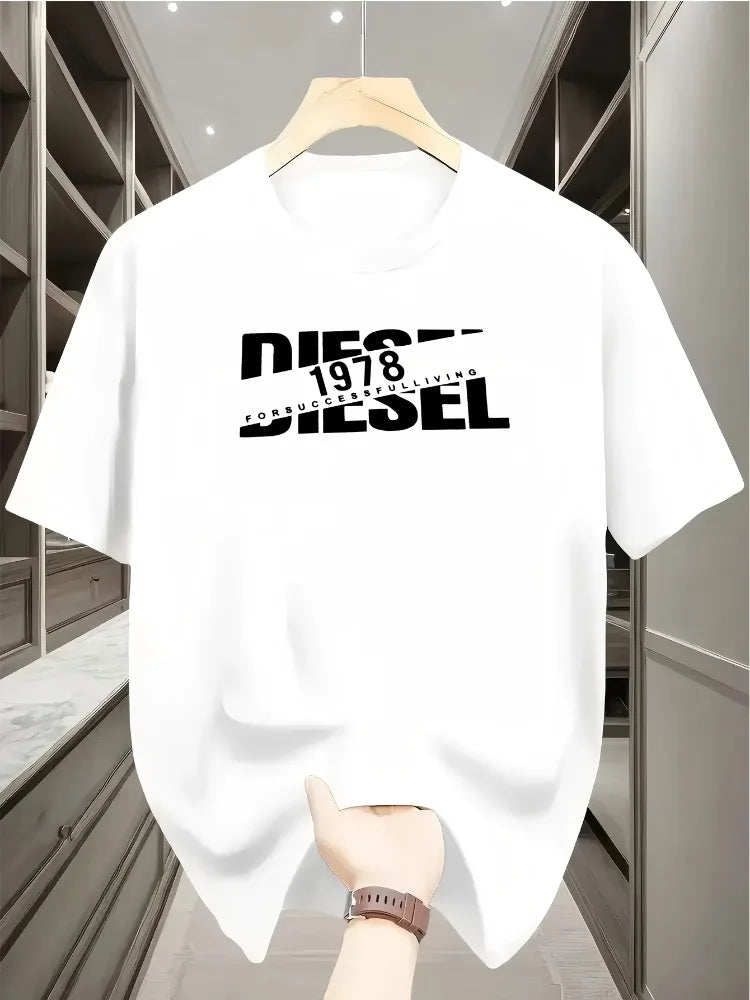 T-shirt homme avec imprimé Diesel