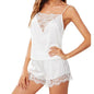 Pyjama satin dentelle femme raffiné