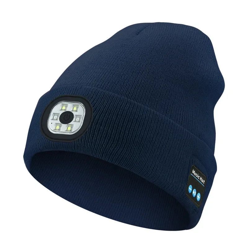 Bonnet Bluetooth LED - Musique Sans Fil et Éclairage Sport
