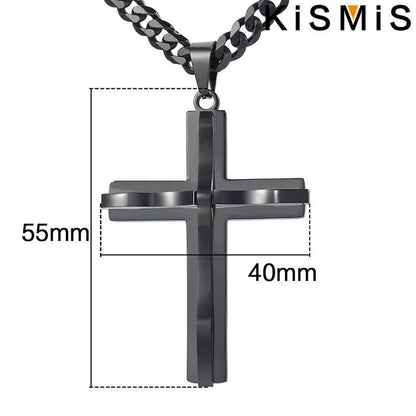 Collier pendentif croix pour hommes
