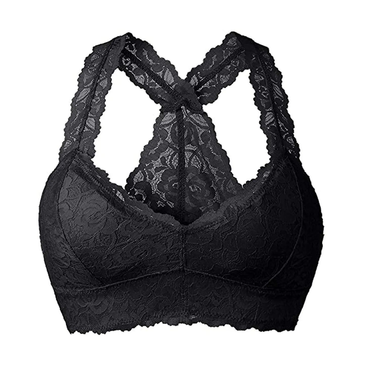 Brassière en Dentelle Dos Croisé Confort & Style