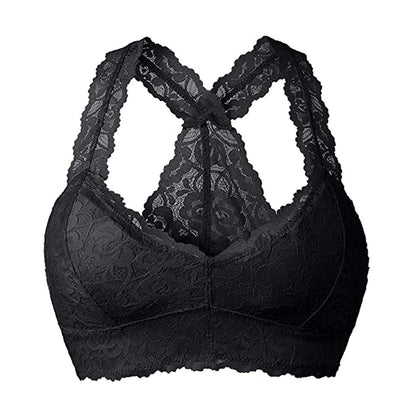Brassière en Dentelle Dos Croisé Confort & Style