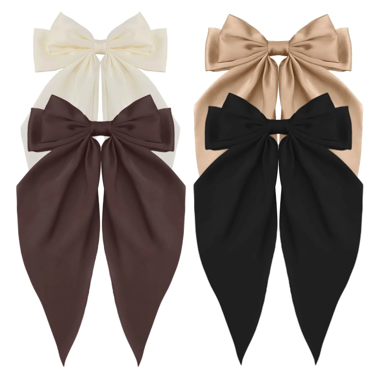 Pince Cheveux Nœud Satin Femme - Accessoire Coréen Tendance