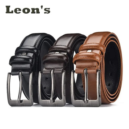 Ceinture Homme Classique – Cuir Synthétique & Boucle Métal