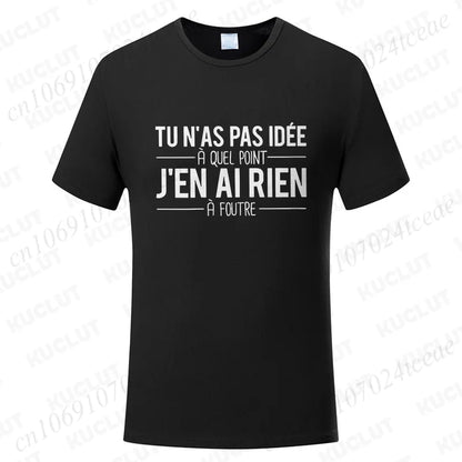 T-Shirt Unisexe Citations Humoristiques Français - Tendance