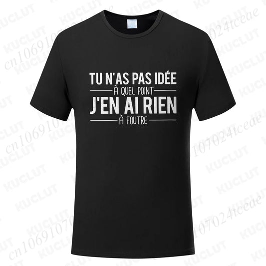 T-Shirt Unisexe Citations Humoristiques Français - Tendance
